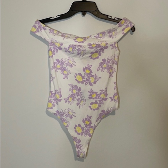 Free People Off The Shoulder Bodysuit - Picture 5 of 7